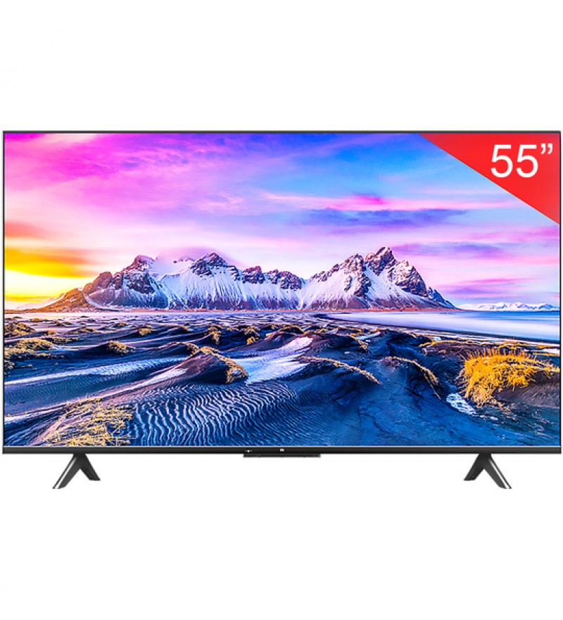 Smart TV LED de 55" Xiaomi Mi TV P1 L55M6-6ARG 4K con Wi-Fi/Bluetooth/Bivolt/Android 10 - Negro