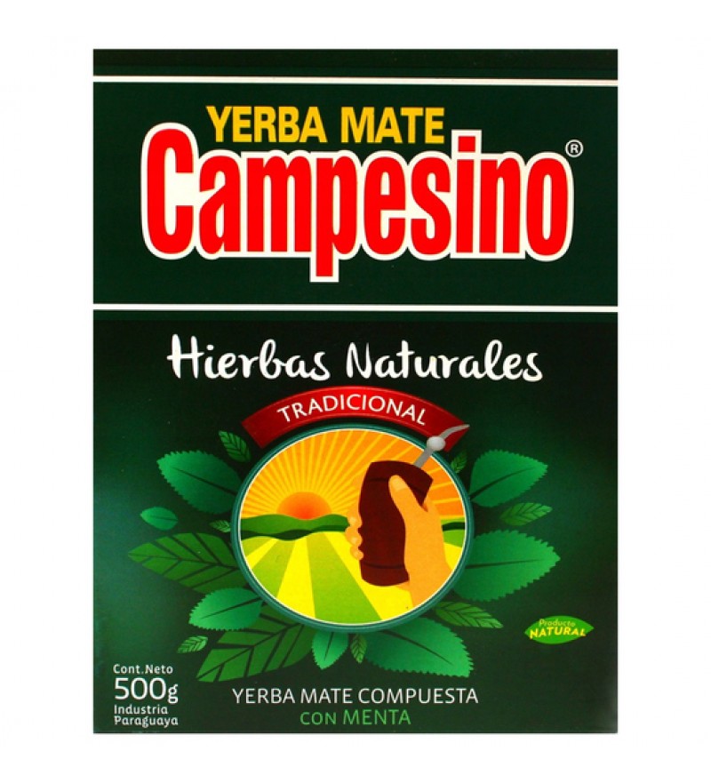 Yerba Mate Campesino Hierbas Naturales 500g