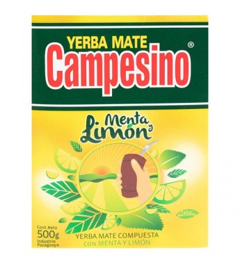Yerba Mate Campesino Menta y Limón 500g