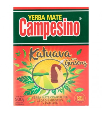Yerba Mate Campesino Katuaba con Ginseng 500g