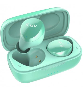 Auriculares Inalámbricos iLuv Bubble Gum Air True Wireless BBGTWSAIRGN con Bluetooth/Micrófono - Verde
