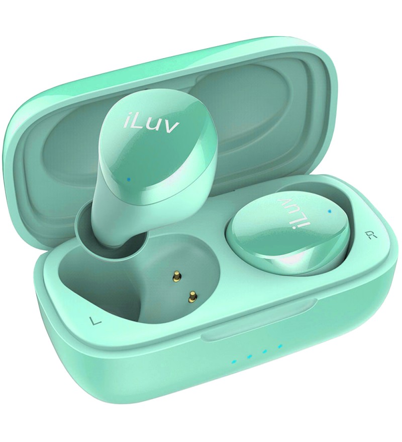 Auriculares Inalámbricos iLuv Bubble Gum Air True Wireless BBGTWSAIRGN con Bluetooth/Micrófono - Verde