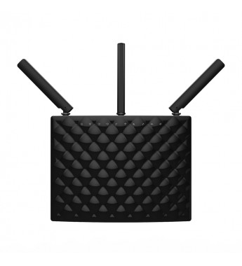 Router Inteligente Tenda AC15 Gigabit Dual Band Wi-Fi AC1900 - Negro