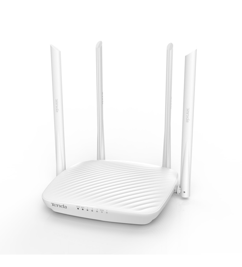 Router Tenda F9 Wi-fi con 4 Antenas 6dBi de hasta 600Mbps - Blanco