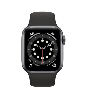 Apple Watch Series 6 de 40 mm MG133LL/A A2291 GPS (Caja de aluminio Gris espacial/Correa deportiva Negra)