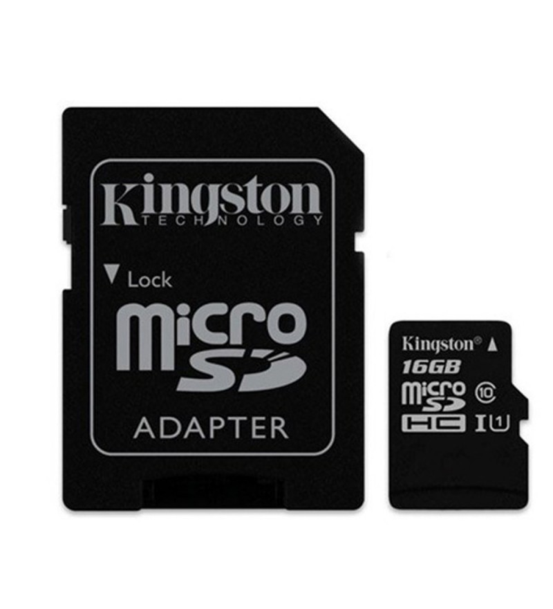 MEMORIA MICRO SD KINGSTON 16GB C10 2X1