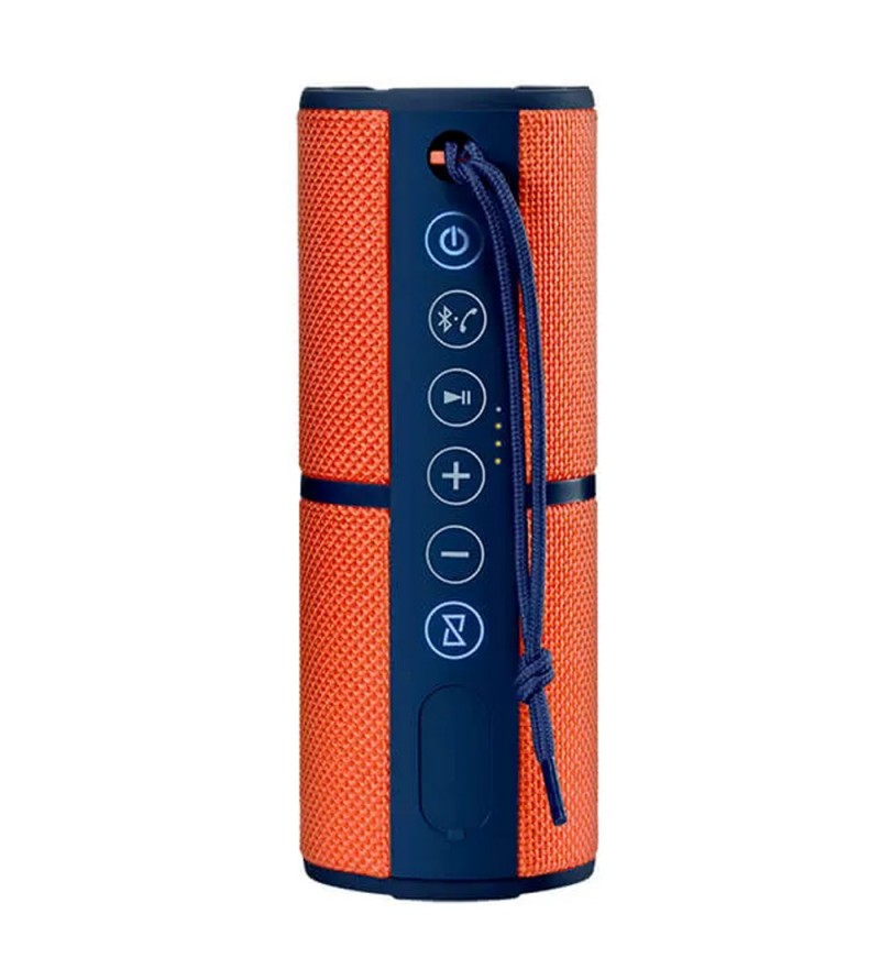 Speaker PULSE SP246 con Bluetooth/FM/Mini Jack 3.5mm - Naranja/Azul