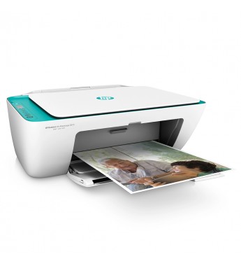 Impresora Multifuncional HP Deskjet 2675 3 en 1 Bivolt - Blanco/Verde